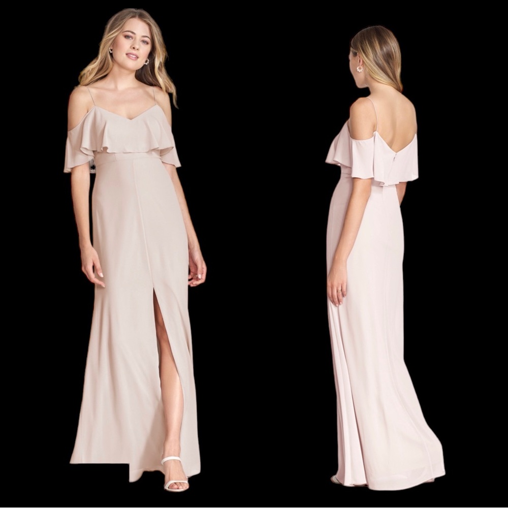 - Wtoo Alexia 920 Romantic Ruffle Chiffon  Dress